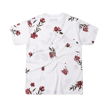 Kith Floral Classic Logo Tee White