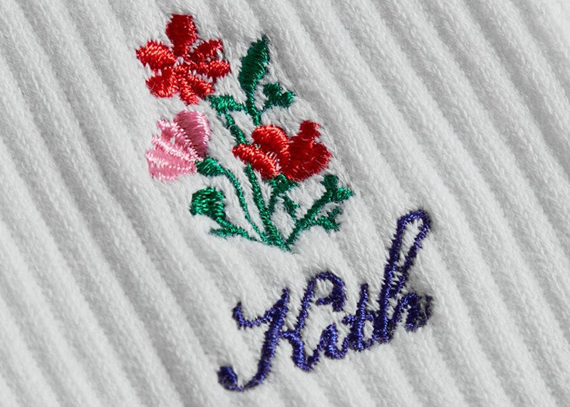 Kith Floral Socks (SS22) White
