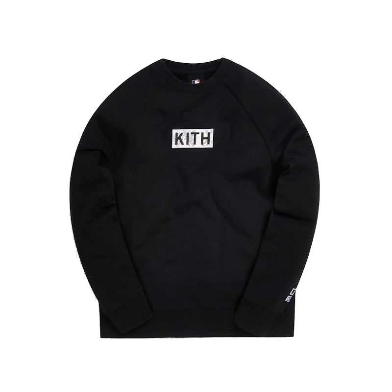 Kith For Major League Baseball Los Angeles Dodgers Arched Crewneck Black
