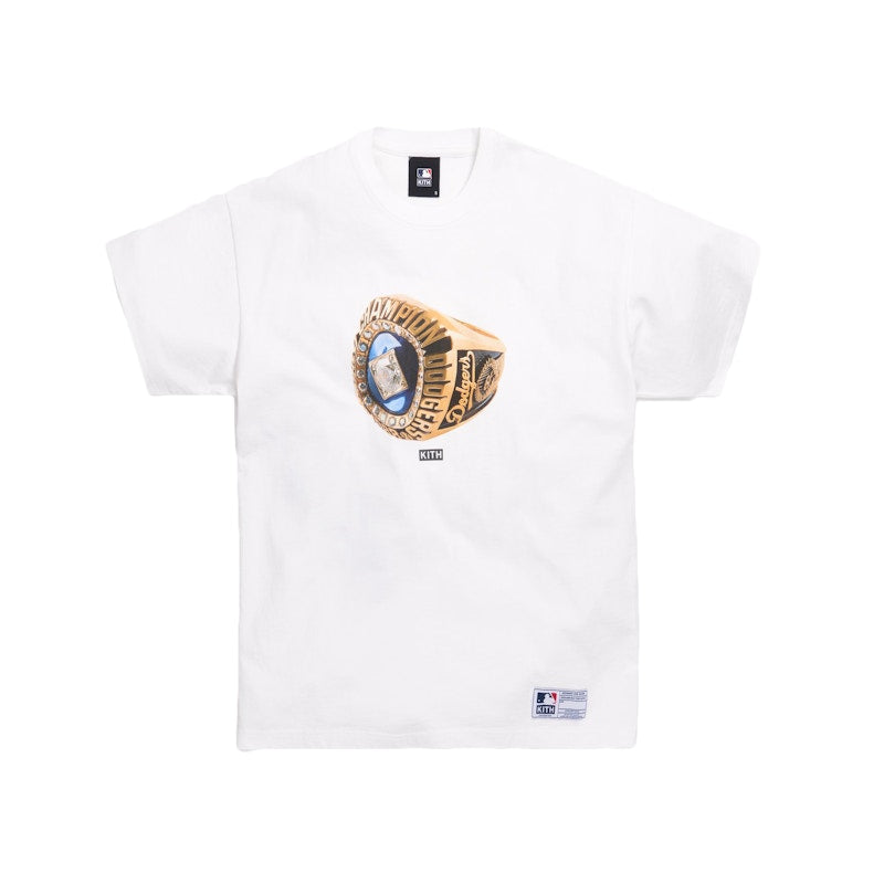 Kith For Major League Baseball Los Angeles Dodgers Champions Tee White
