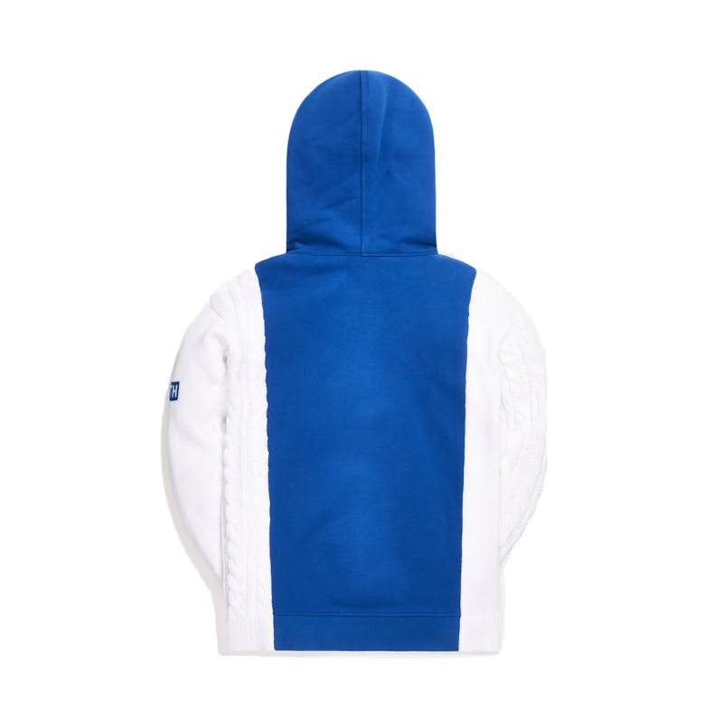 Kith For Major League Baseball Los Angeles Dodgers Combo Hoodie Royal Blue