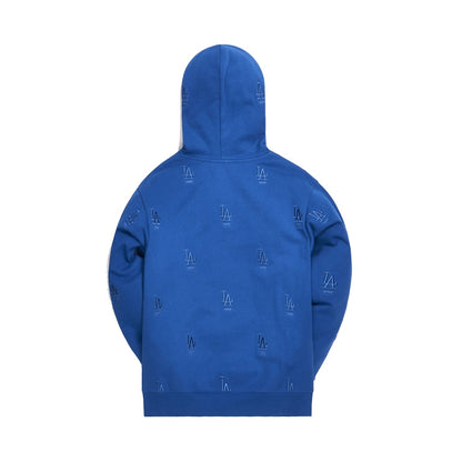 Kith For Major League Baseball Los Angeles Dodgers Monogram Hoodie Royal Blue