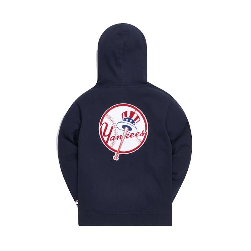 Kith For Major League Baseball New York Yankees Classic Logo Hoodie Navy