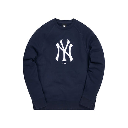 Kith For Major League Baseball New York Yankees Crewneck Navy/White