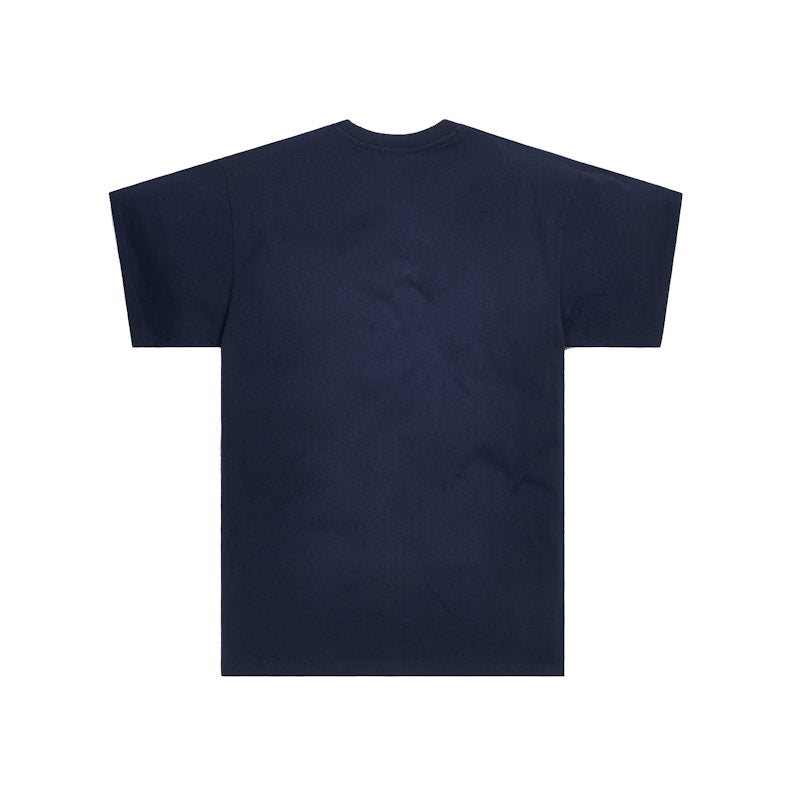 Kith For Major League Baseball New York Yankees Icon Script Box Tee Navy