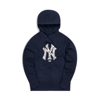 Kith For Major League Baseball New York Yankees Snake Logo Hoodie Navy