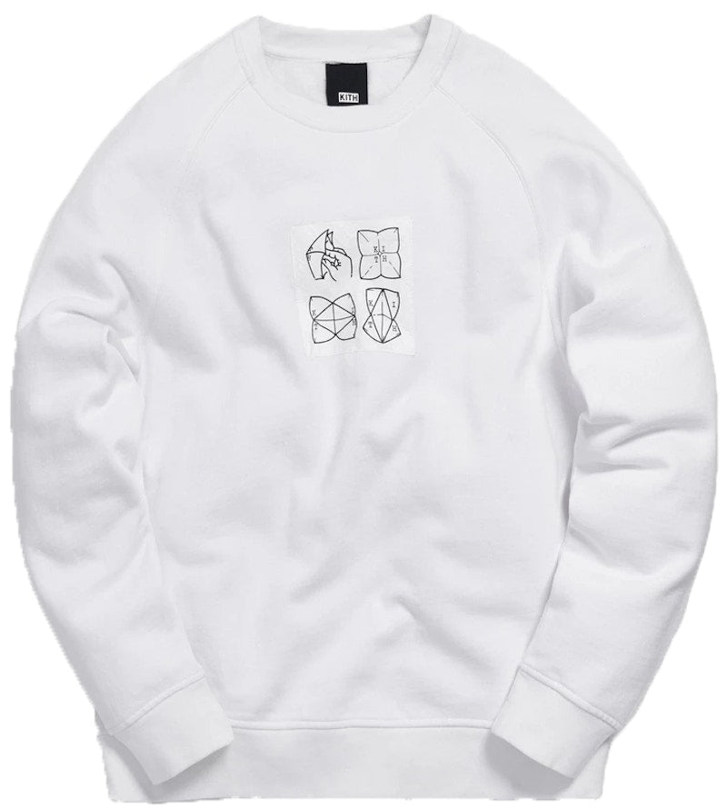 Kith Fortune Teller Crewneck White