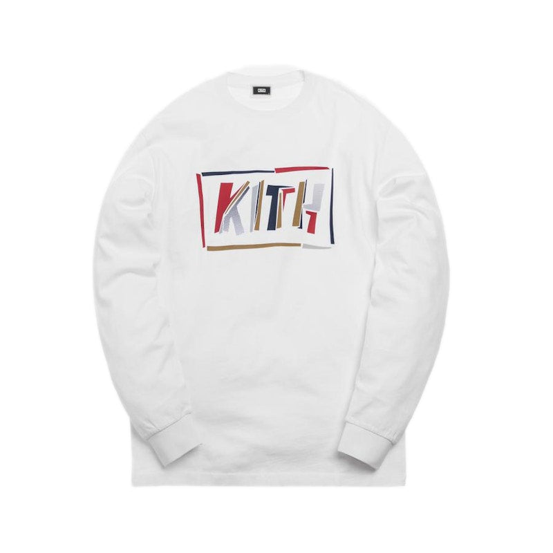 Kith Fractured L/S Tee White