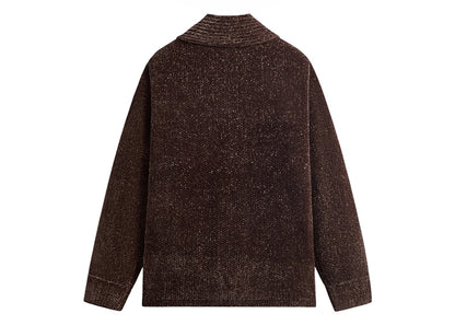 Kith Francis Chenille Shawl Collar Coat Confection