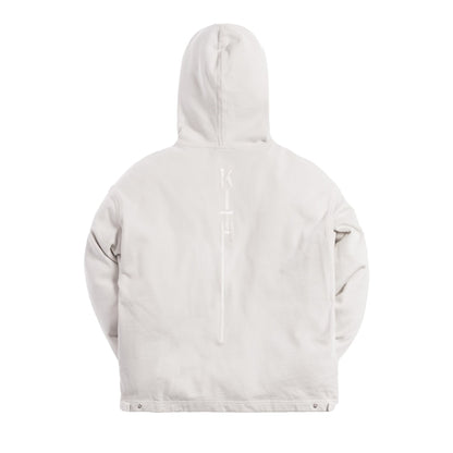Kith Full Zip Cargo Hoode Light Grey