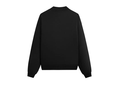 Kith Garment Dyed Fleece Mockneck Sweatshirt Black