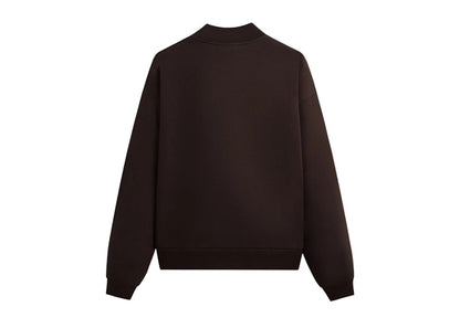 Kith Garment Dyed Fleece Mockneck Sweatshirt Kindling