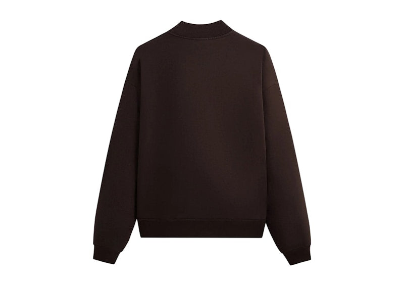 Kith Garment Dyed Fleece Mockneck Sweatshirt Kindling