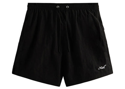 Kith Garment Washed Nylon Active Swim Short Black