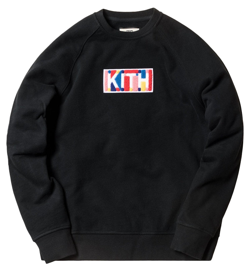 Kith Geo Color Crewneck Black