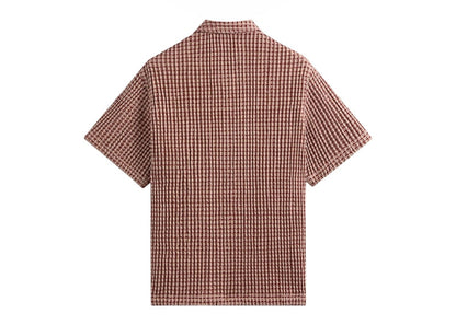 Kith Geometric Diamond Short Sleeve Boxy Collared Overshirt Bitters