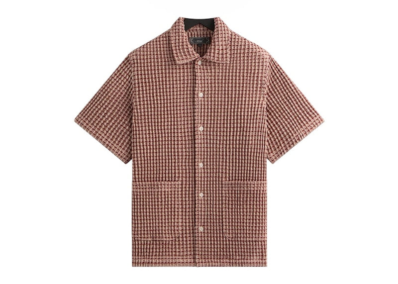 Kith Geometric Diamond Short Sleeve Boxy Collared Overshirt Bitters