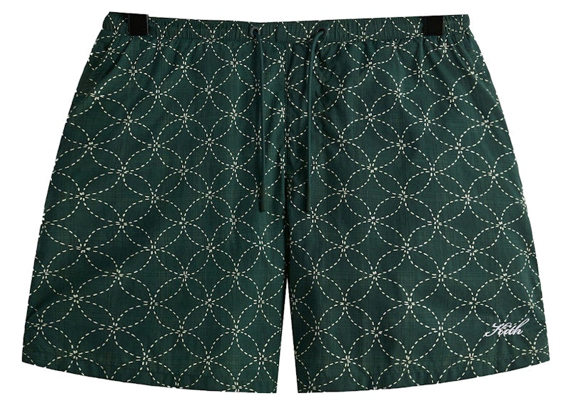 Kith Geometric Stitch Active Swim Short Stadium