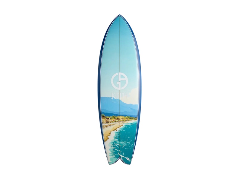 Kith Giorgio Armani Forte Dei Marmi Surfboard Multicolor