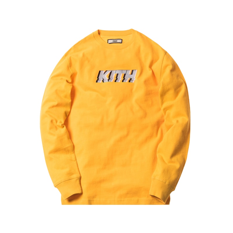 Kith Glitch LS Tee Gold