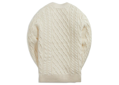 Kith Gramercy Cable Cardigan Sandrift