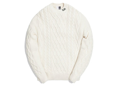 Kith Gramercy Cable Mock Neck Ivory