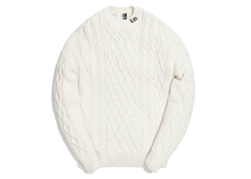 Kith Gramercy Cable Mock Neck Ivory
