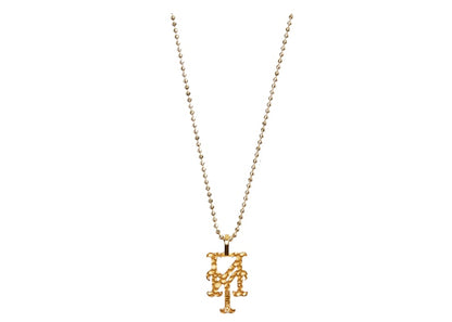 Kith Greg Yuna for New York Mets Pendant Necklace Gold
