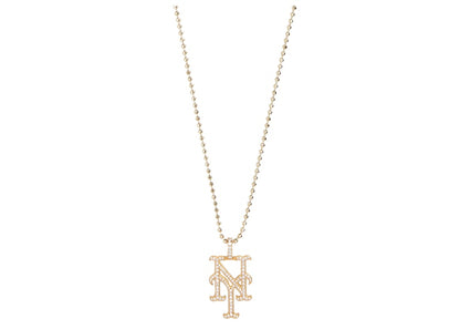 Kith Greg Yuna for New York Mets Pendant Necklace Gold