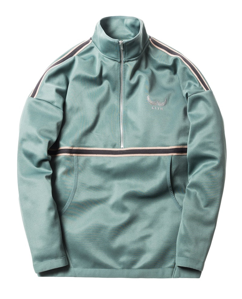 Kith Half Zip Track Jacket Sage