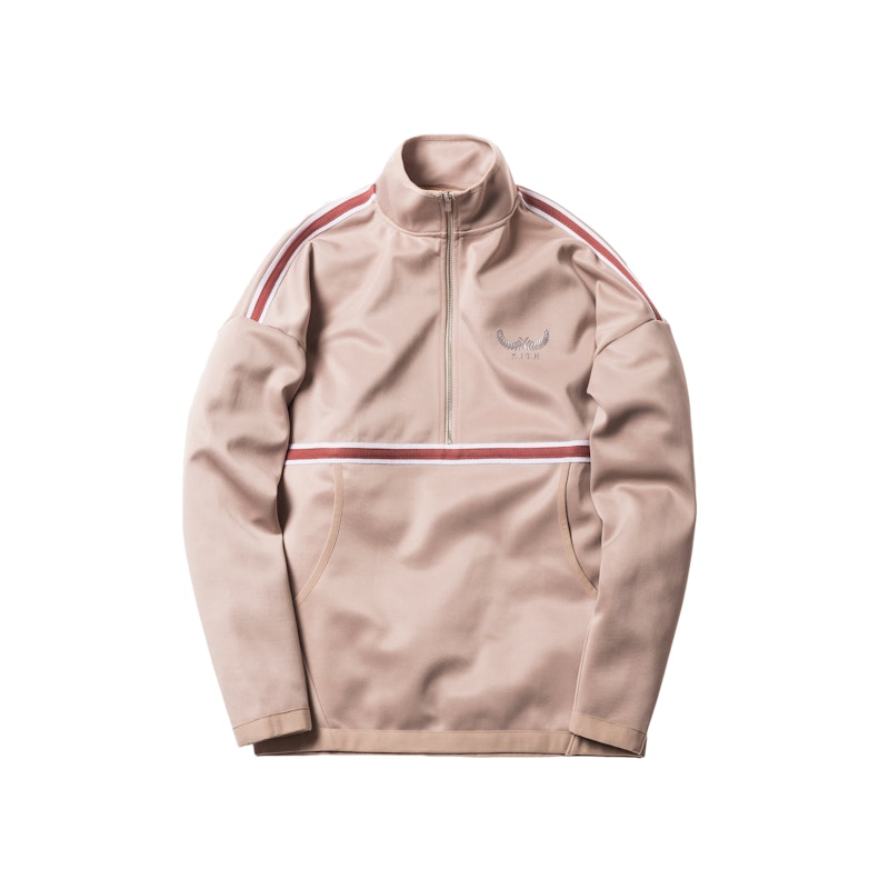 Kith Half Zip Track Jacket Tan