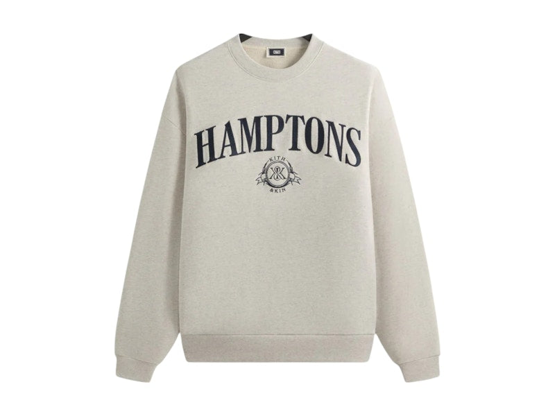Kith Hamptons Nelson Crewneck Light Heather Grey