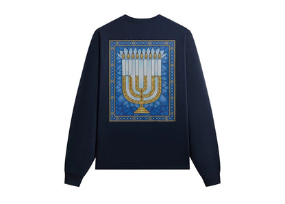 Kith Hanukkah Stained Glass Long Sleeve Tee Nocturnal