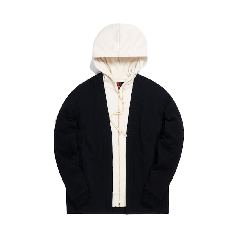 Kith Haori Zip-Up Hoodie Black