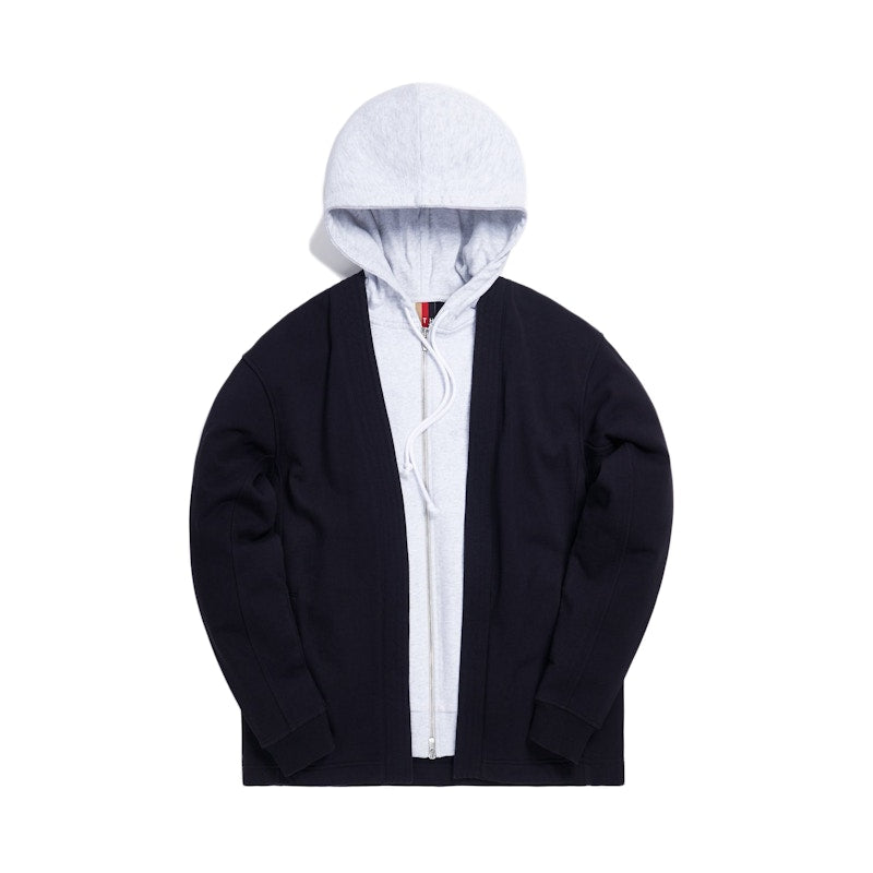 Kith Haori Zip-Up Hoodie Navy