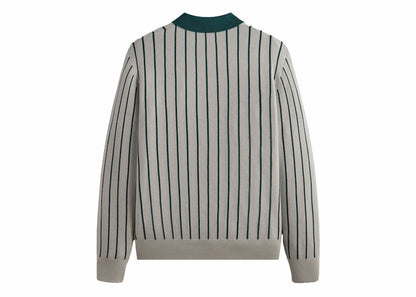 Kith Harmon Rugby Pullover Sweater Light Heather Grey