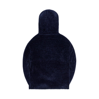 Kith Hayes Chenille Hoodie Navy