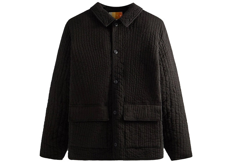 Kith Hayward Quilted Coaches Jacket Black