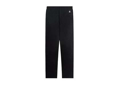 Kith Heavy Crepe Rib Knit Elmhurst Pant Black