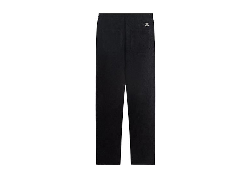 Kith Heavy Crepe Rib Knit Elmhurst Pant Black