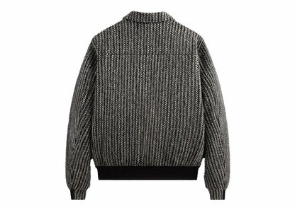 Kith Herringbone Hawthorne Flight Jacket Monarch