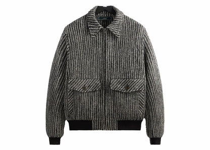 Kith Herringbone Hawthorne Flight Jacket Monarch