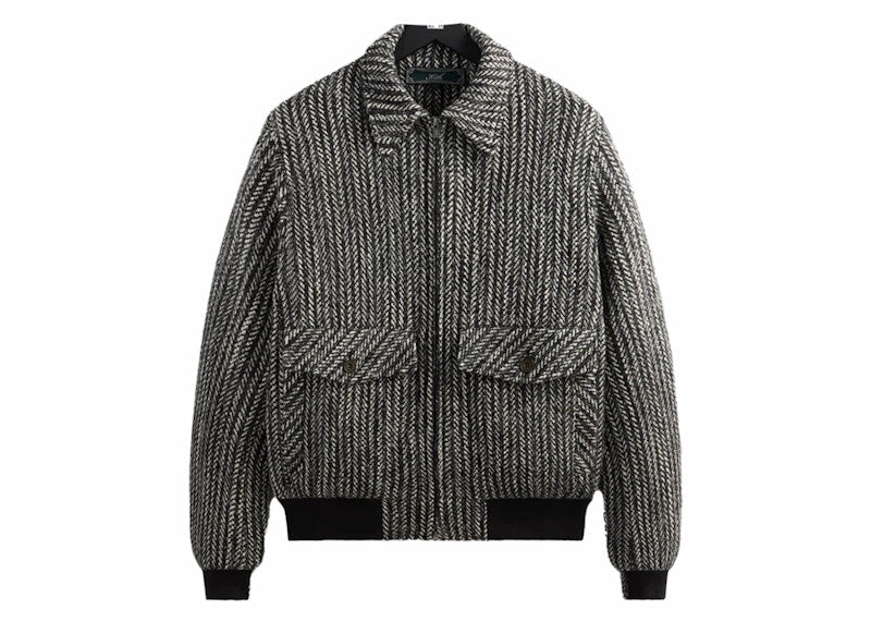 Kith Herringbone Hawthorne Flight Jacket Monarch