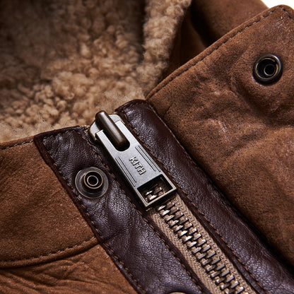 Kith Hilldale Shearling Parka (FW19) Tan