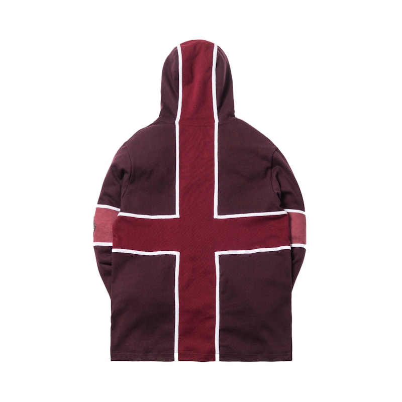 Kith Hooded Rugby Burgundy
