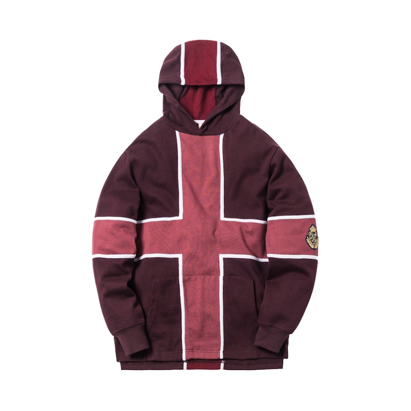 Kith Hooded Rugby Burgundy