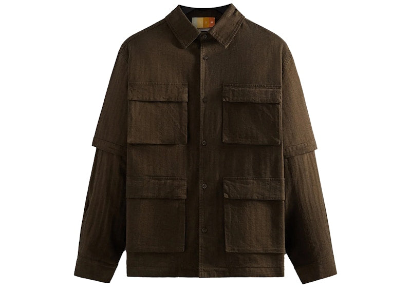 Kith Hyatt Double Sleeve Shirt Sandalwood