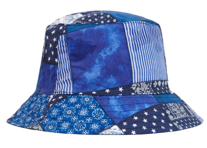Kith Indigo Patchwork Bucket Hat Navy