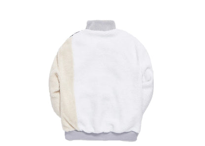 Kith Initial K Mock Sherpa Quarter-Zip Grey/Multi