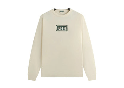 Kith Ivy Classic Logo Long Sleeve Tee Sandrift